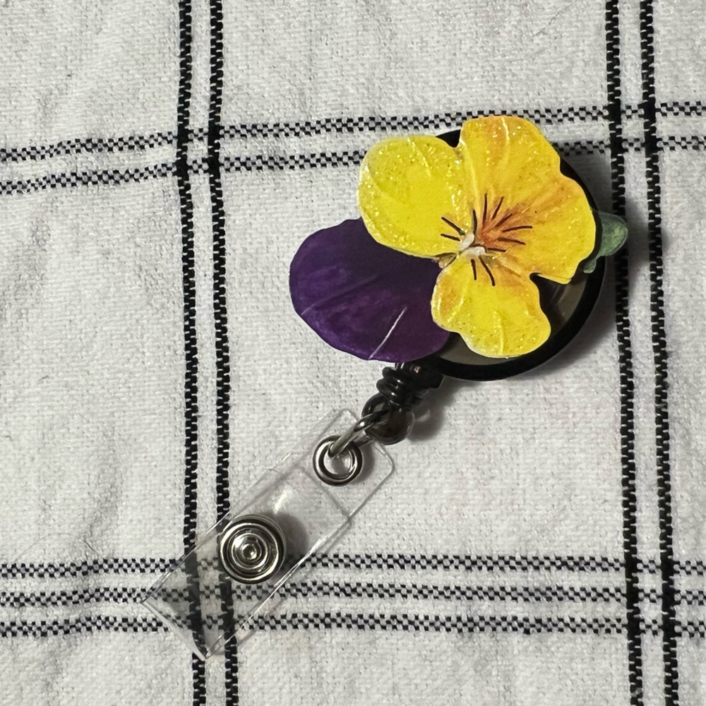 Handmade badge reel